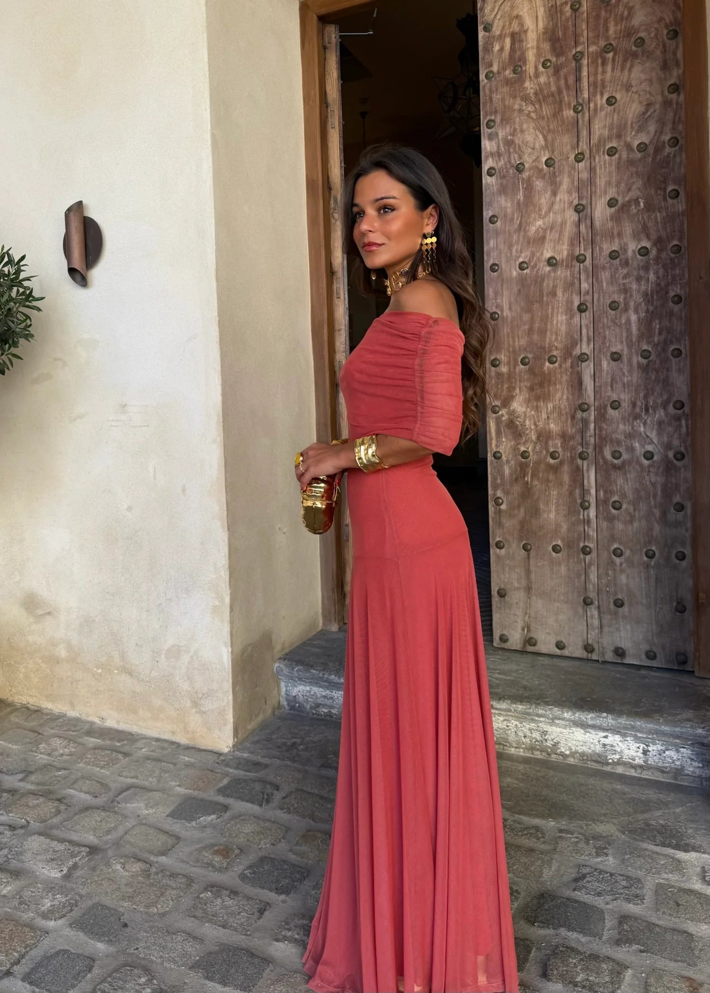 Elena Maxi Dress - Oferta Nova