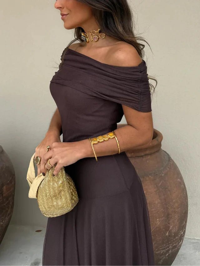Elena Maxi Dress - Oferta Nova