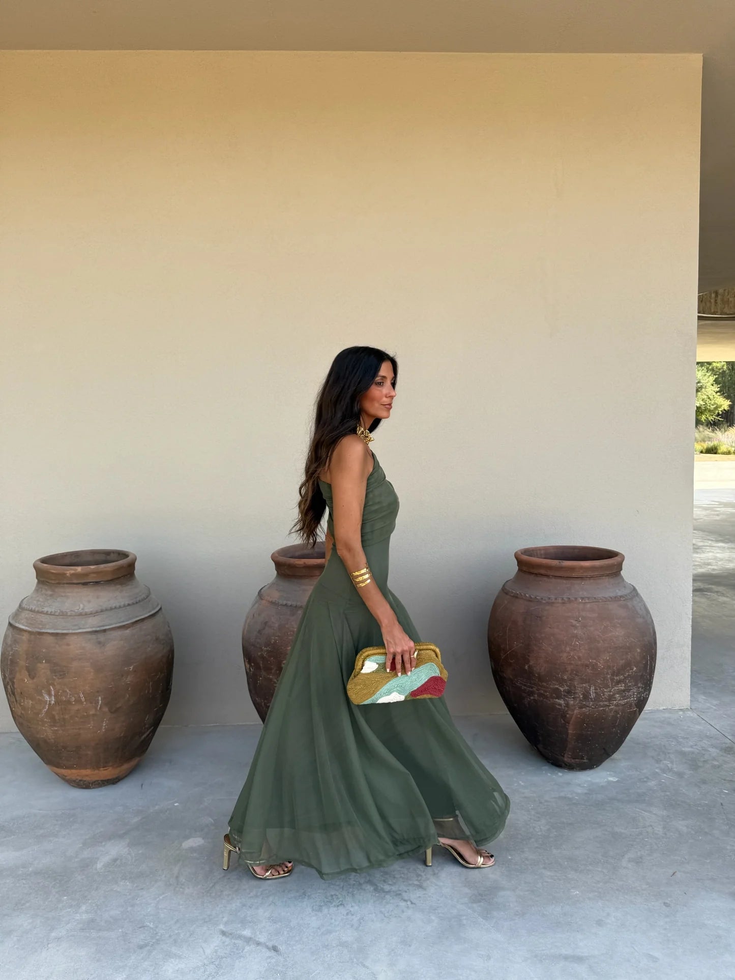 Elena Maxi Dress - Oferta Nova