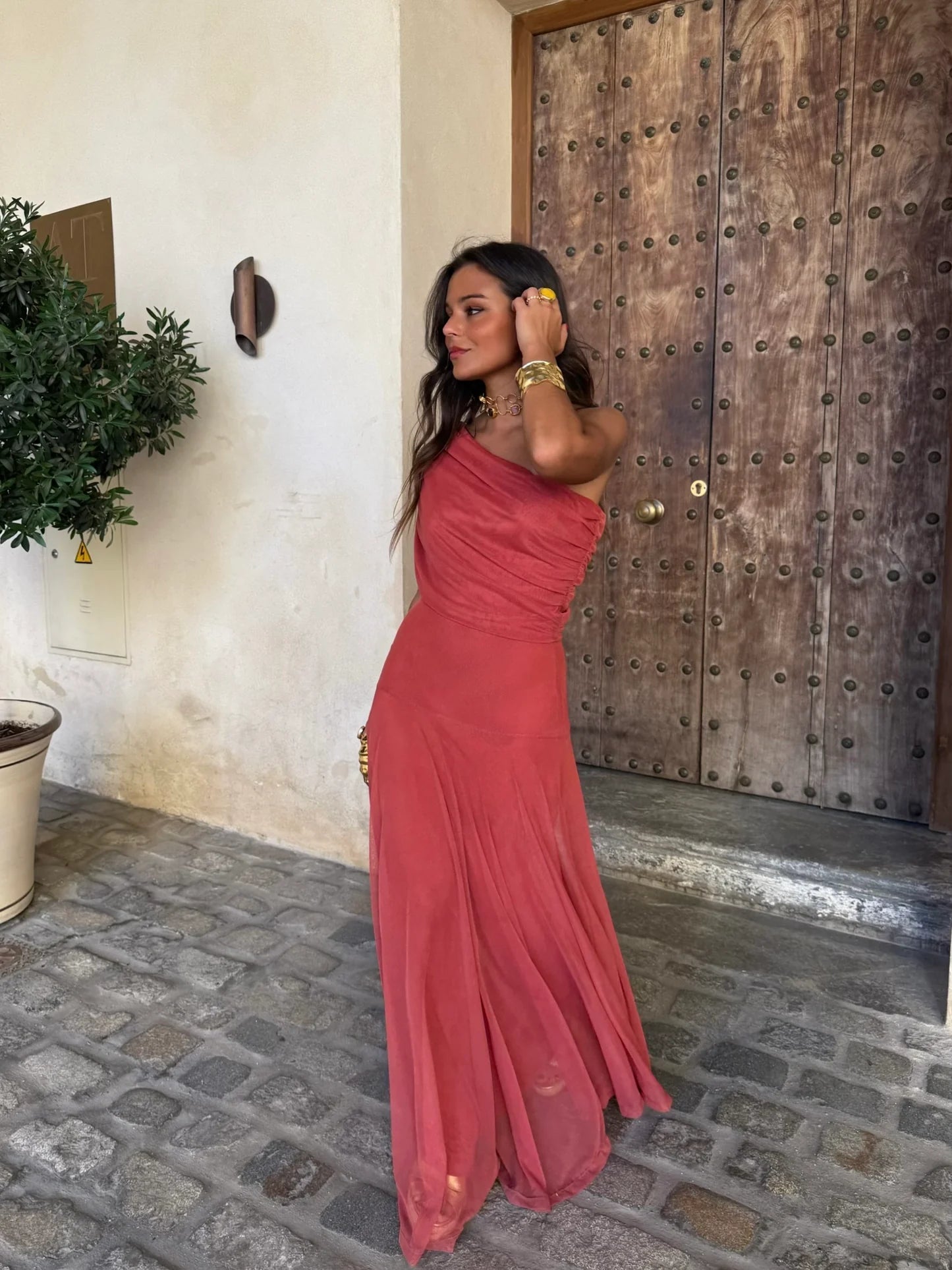 Elena Maxi Dress - Oferta Nova